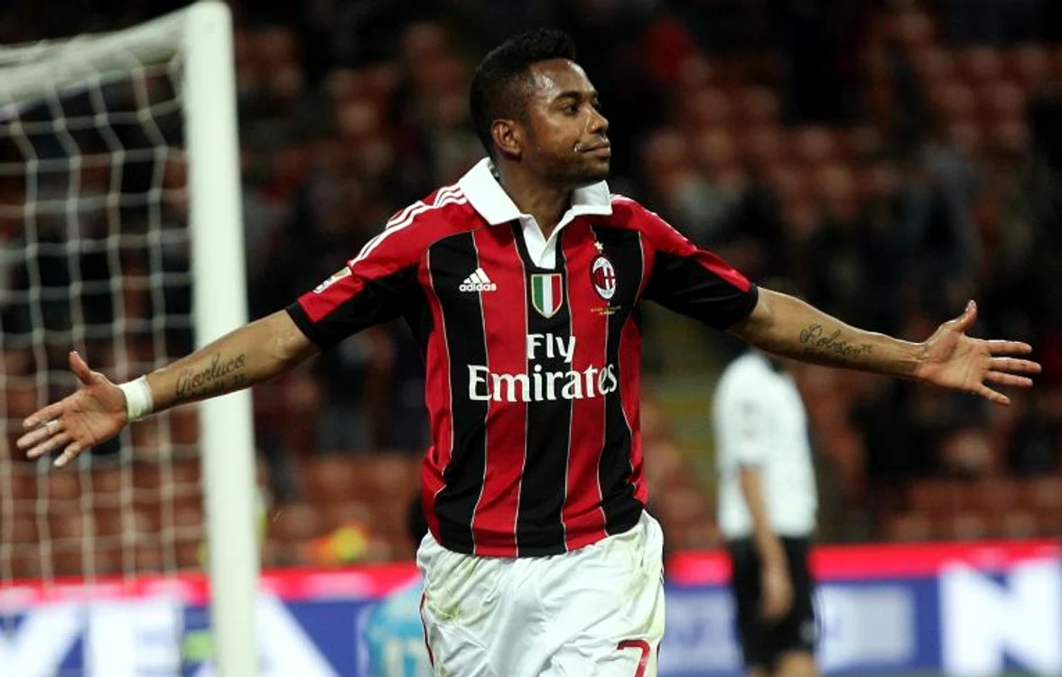 Robinho evolua la AC Milan când și-a violat victima (FOTO: EPA)