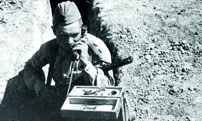 Linie de apărare a trupelor sovietice (© Getty Images)