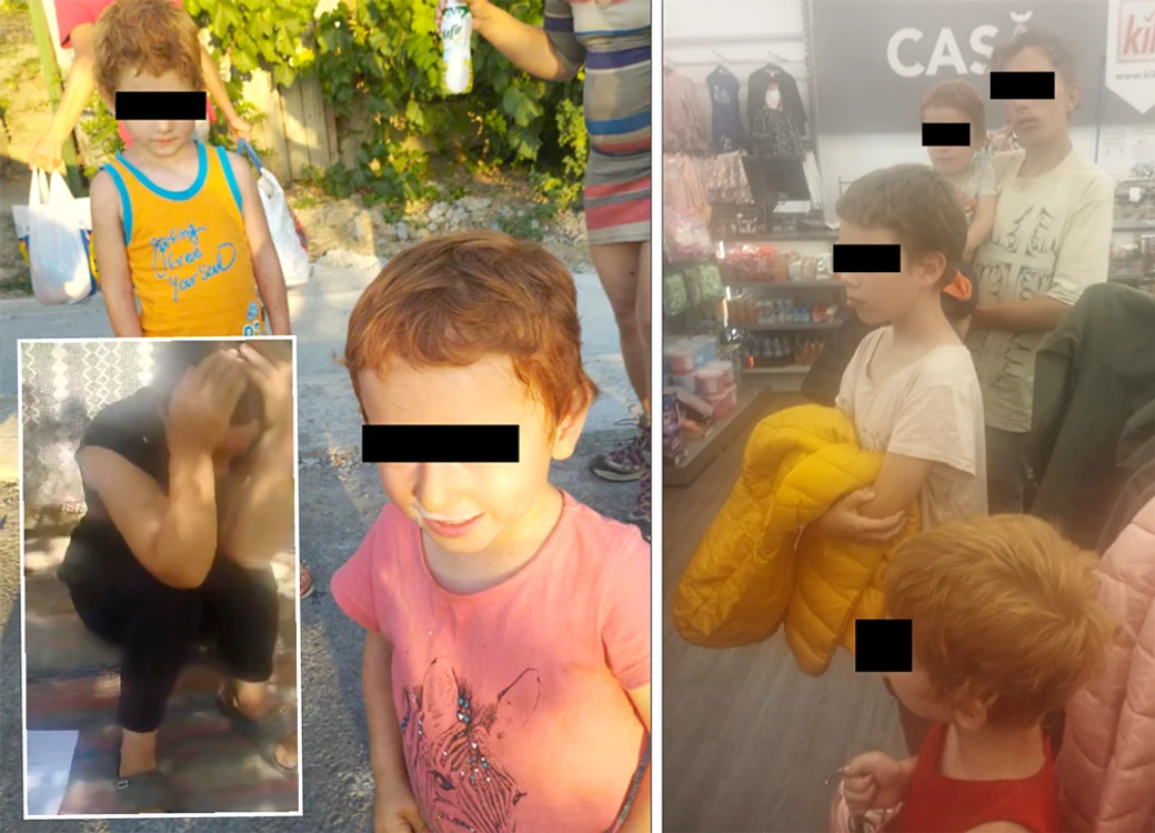 Micuții erau flămânzi și plini de purici FOTO Vremea Nouă