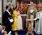 Prințul Carl Philip alături de fiica sa, Prințesa Ines, și Prințesa Sofia, în timpul botezului Prințesei Ines, la Capela Palatului Drottningholm din Stockholm, Suedia, pe 13 iunie 2025  Foto Profimedia