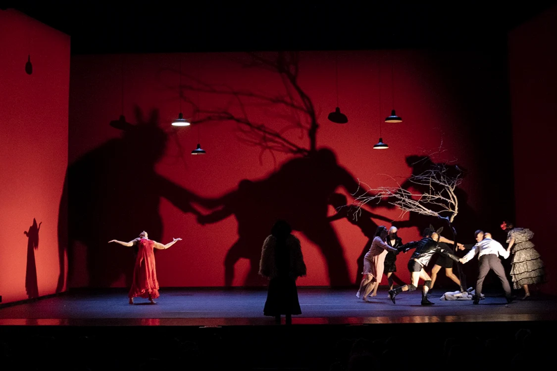 Scenă din spectacolul Amore de Pippo Delbono, la Festivalul de Teatru de la SIbiu