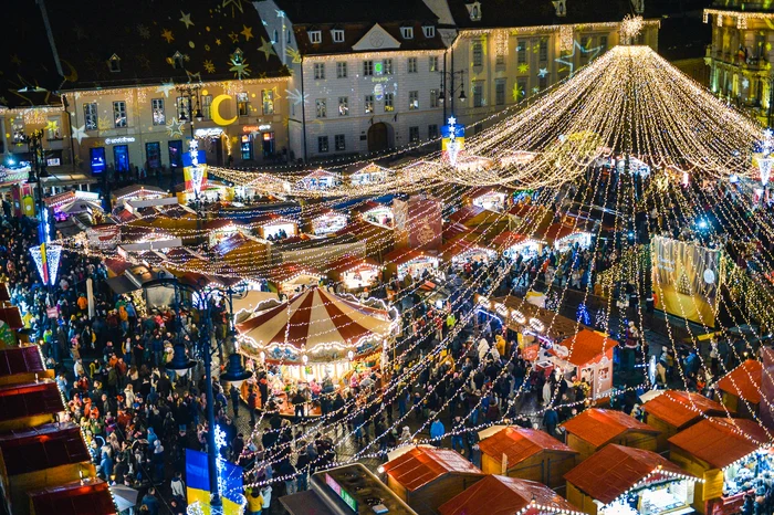 Târgul de Crăciun de la Sibiu FOTO Adevărul