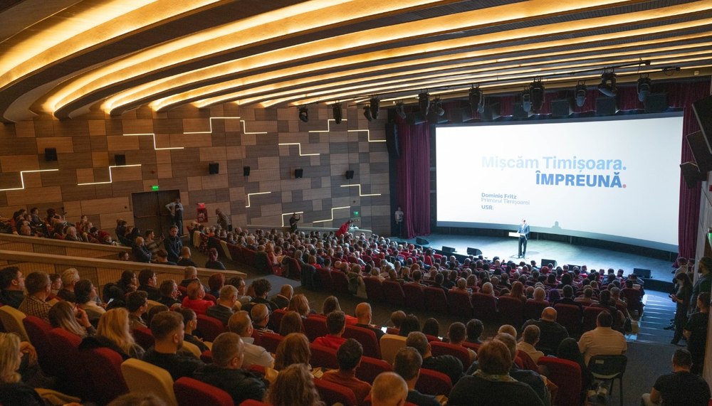 Cât a plătit USR pentru a marca trei ani de mandat Fritz la noul cinema al Primăriei Timișoara. Reacția unui regizor