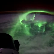 aurora vazuta de pe ISS FOTO FB Jessica Meir png