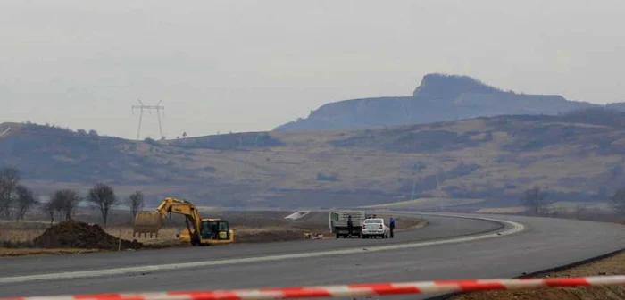 Şantierul autostrăzii Lugoj - Deva FOTO Daniel Guţă