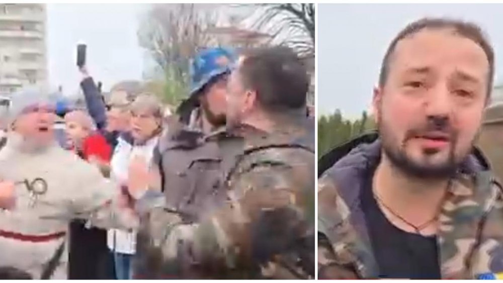 „Marș la Moscova!” Tensiuni la mitingul lui Călin Georgescu de la Alba Iulia. Bărbatul care l-a înfruntat pe liderul suveranist reclamă că ar fi fost bătut după incident