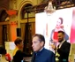 Oana Roman și-a lansat propria gamă de cosmetice în prezența tatălui său, Petre Roman. FOTO: Ana Șimon/OK! România