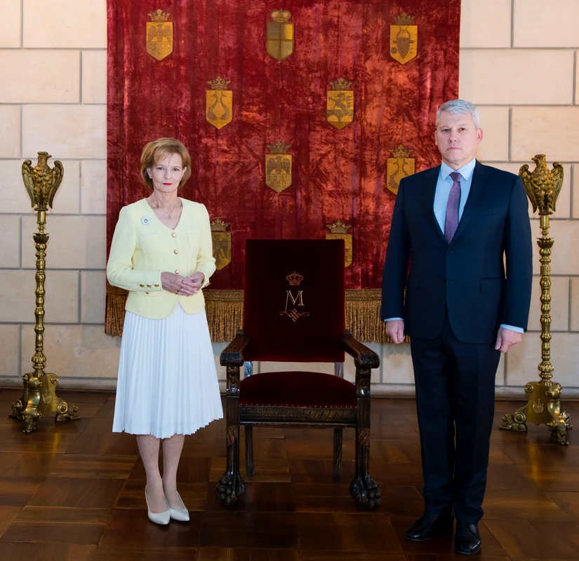 Majestatea Sa Margareta și Principele Radu la seara SMURD la Palatul Elisabeta. FOTO: Daniel Angelescu, Casa Majestății Sale