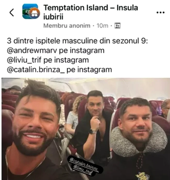 Imaginea apărută pe grupul de Facebook