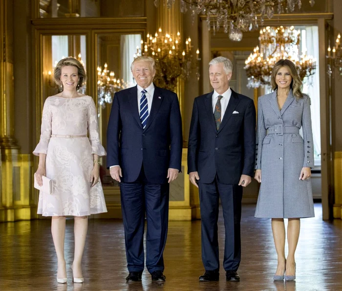 Donald Trump And First Lady Meet With Belgian King Philippe jpeg