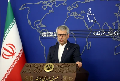 Esmail Baghaei, purtătorul de cuvânt al MAE iranian. FOTO Profimedia