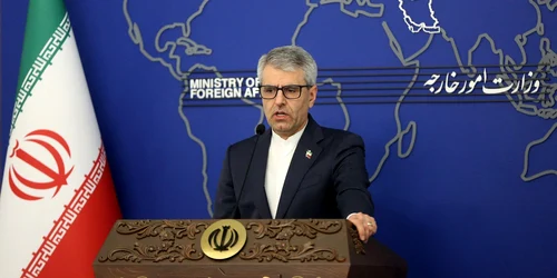 Esmail Baghaei, purtătorul de cuvânt al MAE iranian. FOTO Profimedia