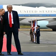 Donald Trump și Putin in Alaska FOTO AFP 