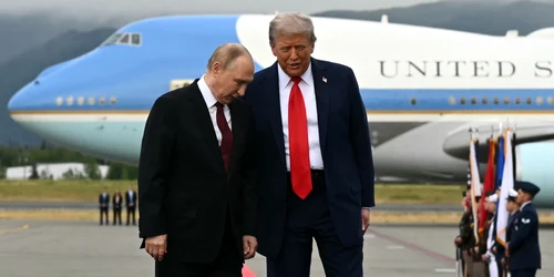 Donald Trump și Putin in Alaska FOTO AFP