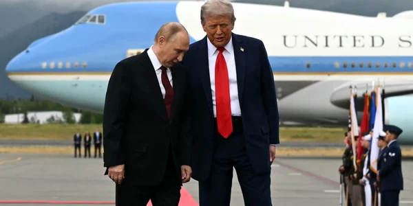 Donald Trump și Putin in Alaska FOTO AFP 