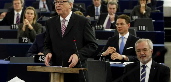 Preşedintele Comisiei Europene, Jean-Claude Juncker, în Parlamentul European