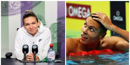Simona Halep si David Popovici