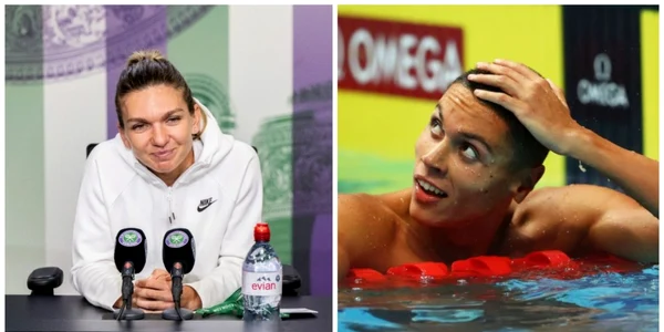Simona Halep si David Popovici