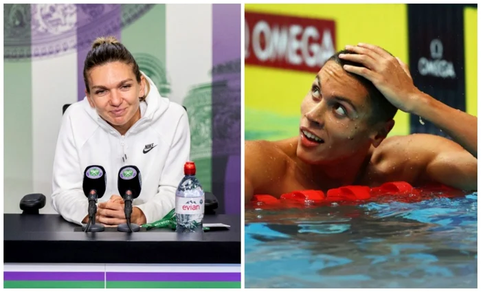 Simona Halep si David Popovici