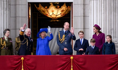 Regele Charles, Regina Camilla, Prințul William, Kate Middleton și alți membrii ai familiei regale foto Profimedia (1) jpg