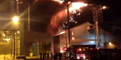 Incendiu in Portul Constanta