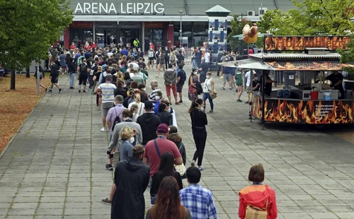 Experiment răspândire coronavirus la un concert în Leipzig FOTO Guliver Getty Images / Hendrik Schmidt