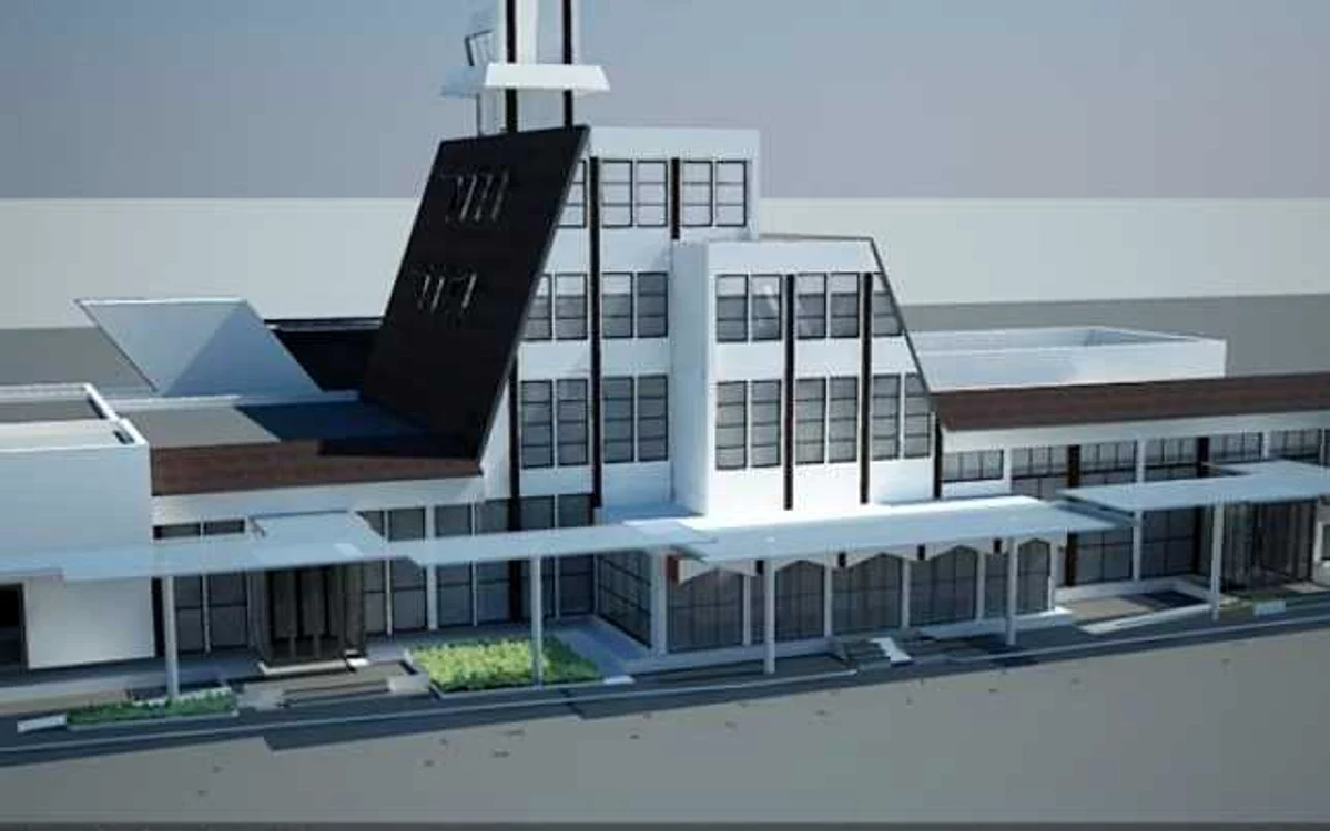 Aeroportul Satu Mare trebuia deja să arate asemănător cu ceea ce vedem în poză