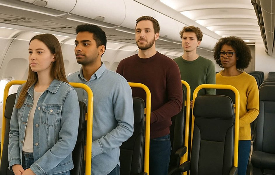 Viitorul low-cost: companiile aeriene ar putea lansa locuri în picioare de anul viitor. Biletele sunt aproape gratis