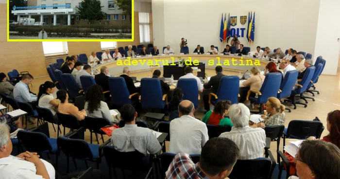 Consilierii olteni au aprobat desfiinţarea Spitalului TBC din Scorniceşti (foto medalion) şi reorganizarea sa ca secţie externă a Spitalului Judeţean Slatina