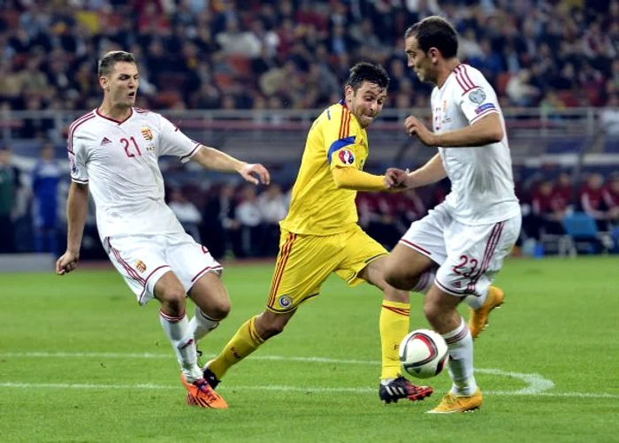 
    Raul Rusescu a marcat golul României contra Ungarieifoto: Razvan Pasarica  