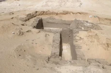 Descoperiri arheologice pe platoul Jabal al-Tayr din Egipt (© Facebook / Ministry of Tourism and Antiquities)