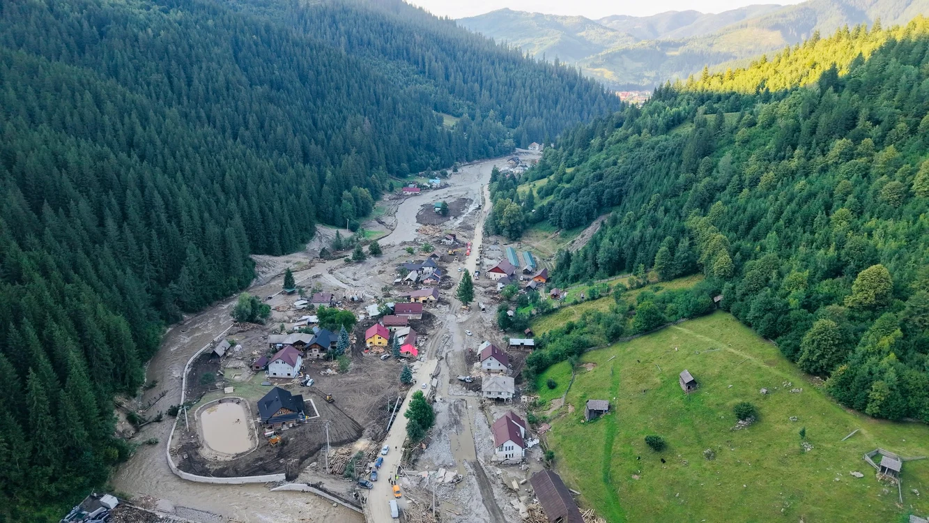 Inundații în Suceava FOTO: CJ Suceava