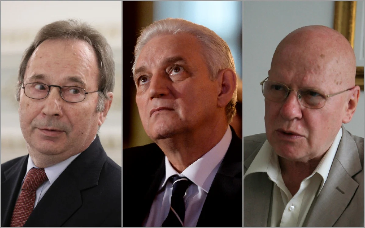 Valer Dorneanu, Ilie Sârbu şi Răzvan Theodorescu. FOTO Mediafax, Inquam Photos si Adevarul