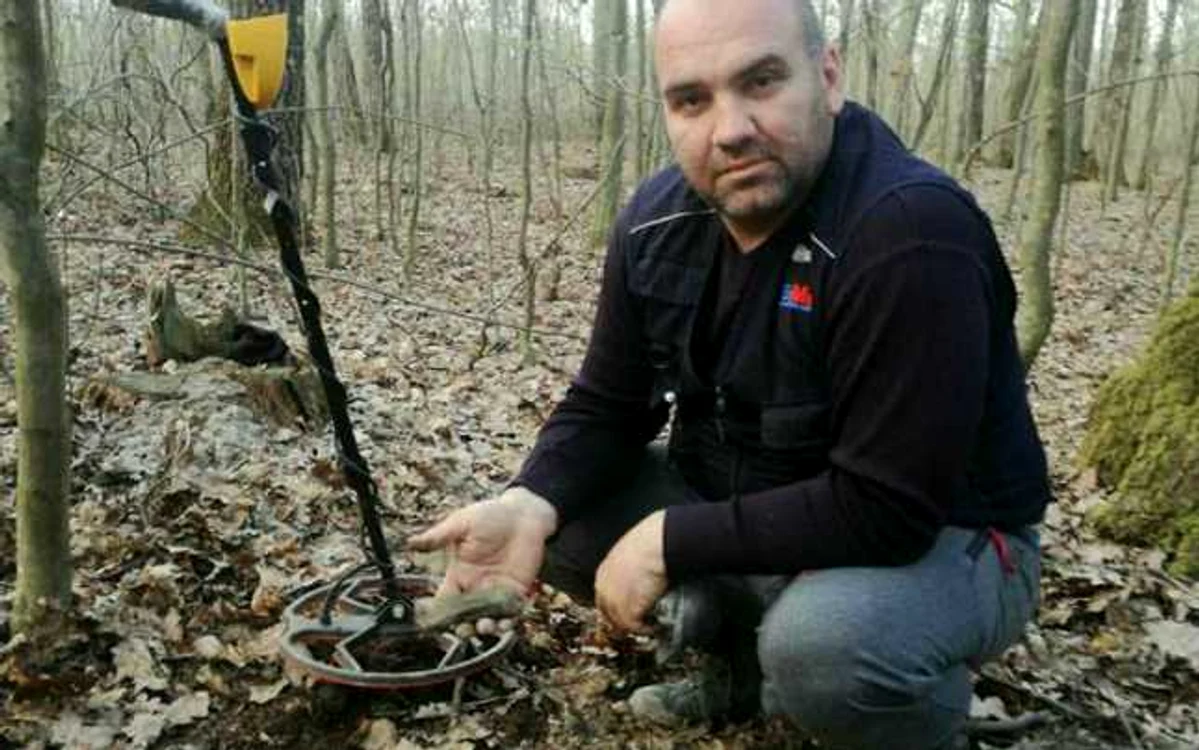 Cătălin Dumitran, bărbatul care a făcut descoperirea din pădeurea de la Băicoi FOTO Arhiva persoanală