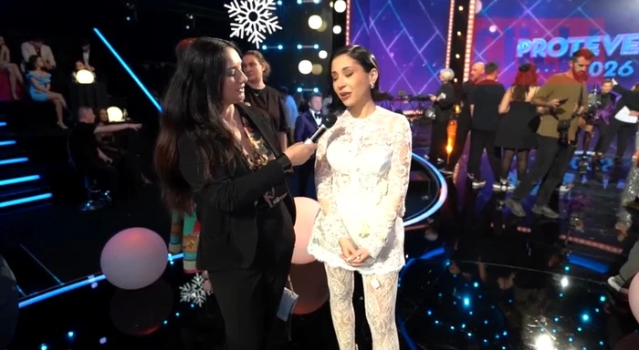 Nicole Cherry, la filmările pentru Protevelion 2026 foto: Click!