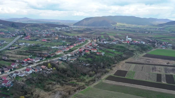 Traseul unui drum roman, identificat în Bistrița-Năsăud (© Complexul Muzeal Bistrița-Năsăud)