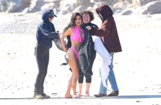 Kim Kardashian pe plajă, Profimedia (6) jpg