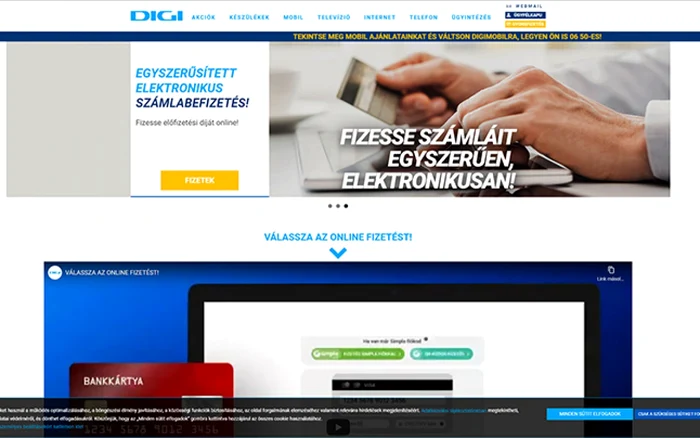 Captură site Digi Ungaria