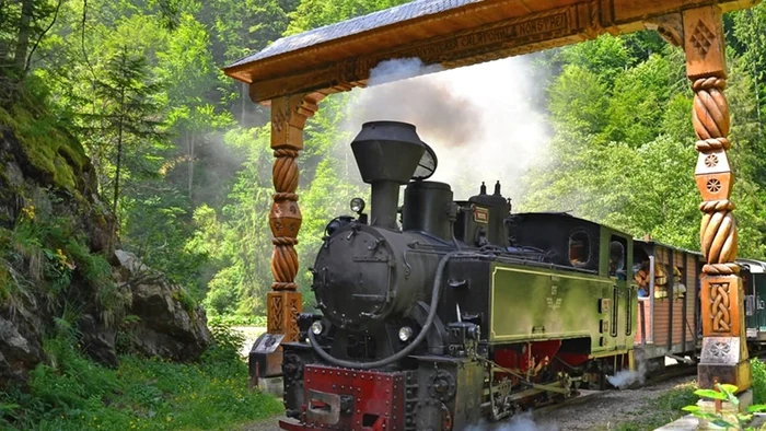 Mocănița Valea Vaserului, una dintre cele mai frumoase din țară FOTO Primăria Vișeu de Sus