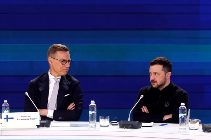 Președintele Finlandei, Alexander Stubb, alături de Volodimir Zelenski FOTO Profimedia