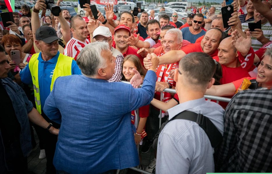 Viktor Orban după victoria Sepsi. A fost frumos, băieți