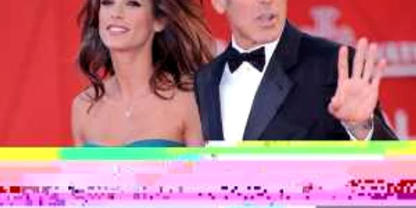 Elisabetta Canalis şi George Clooney, pe vremea când formau un cuplu