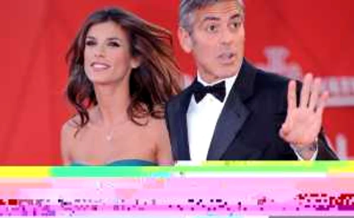 Elisabetta Canalis şi George Clooney, pe vremea când formau un cuplu