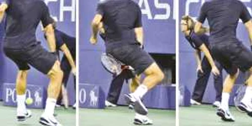 Fluxul mental îi oferă lui Roger Federer capacitatea de a executa mişcări de expert, în ciuda unei relaxări aparent totale   