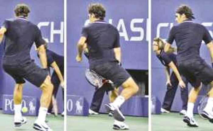 Fluxul mental îi oferă lui Roger Federer capacitatea de a executa mişcări de expert, în ciuda unei relaxări aparent totale