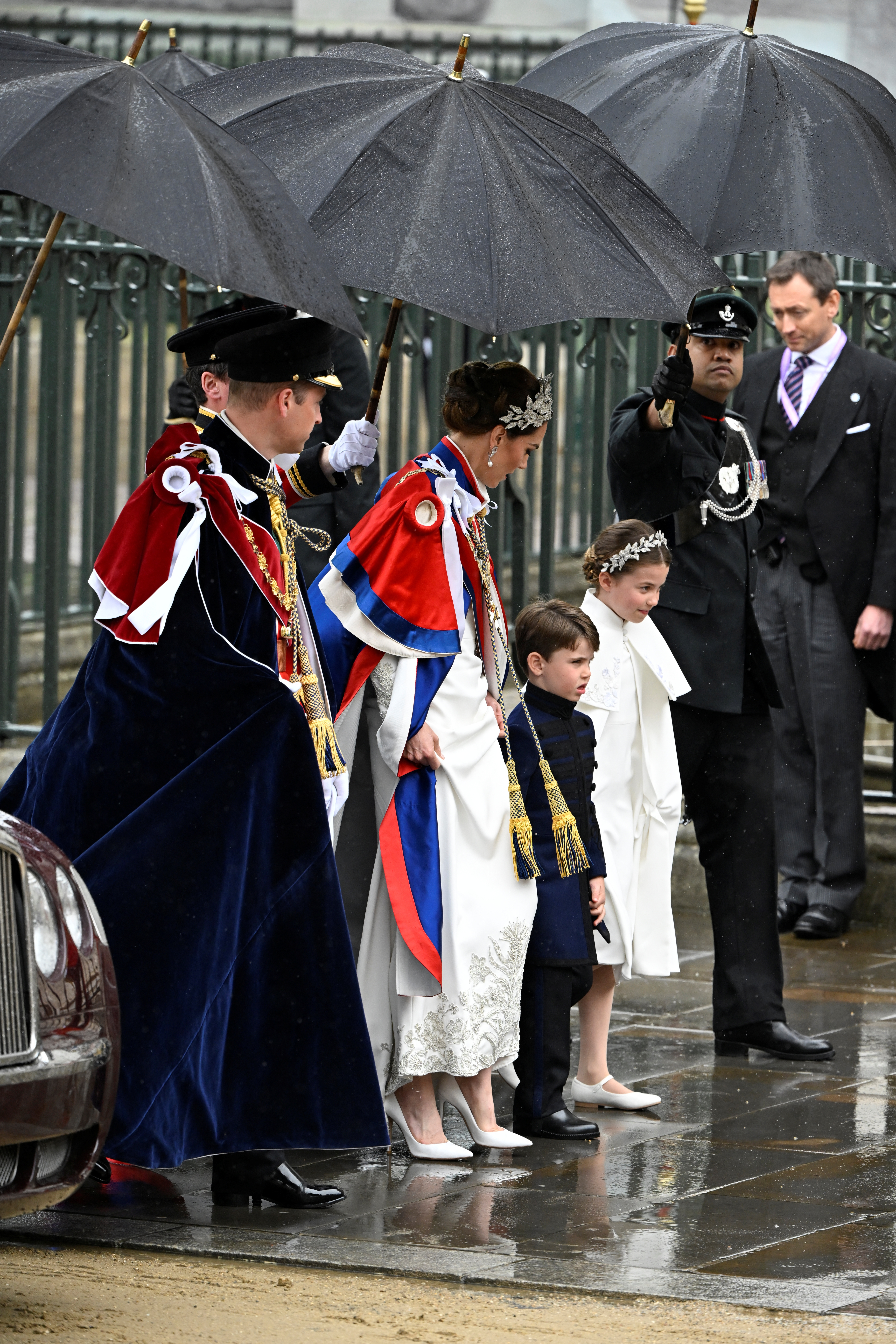 Prinții de Wales la încoronare