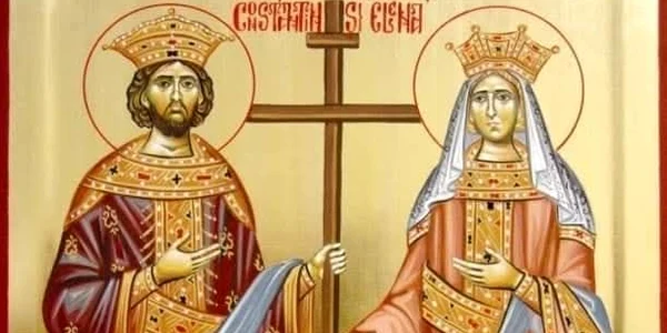 Sfinţii Împăraţi Constantin şi Elena, reprezentare iconografică  FOTO FB Sorin Mazilescu jpg