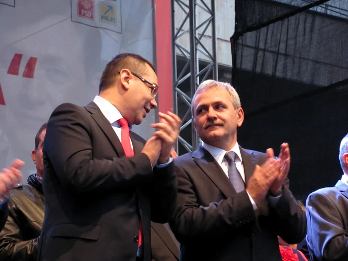 Liviu Dragnea l-ar susţine pe Victor Ponta chiar şi în cursa pentru alegerile prezidenţiale  FOTO Adevărul