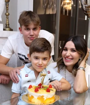 Fiul cel mic al Elei Crăciun a împlinit 7 ani și și-a dorit peștișori drept cadou foto: arhiva personală 