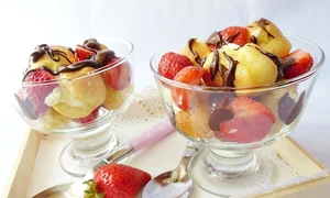 gogosele din ecler cu crema de vanilie jpeg